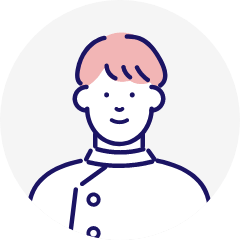 やり取りをしている男性社員